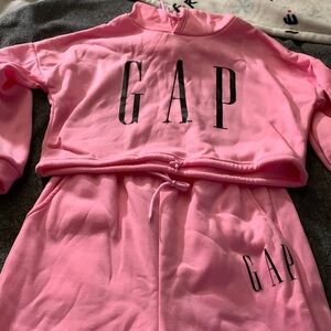 Pink Gap sweatsuit